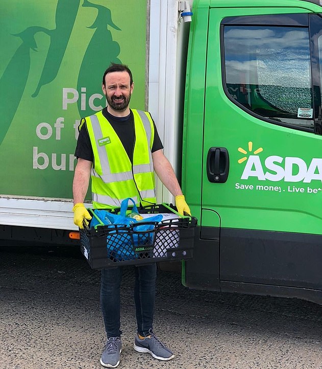 Game of Thrones actor Michael Condron has taken up a job as an Asda delivery driver at Northern Ireleand's Belfast Shore Road store, as he does his bit to help frontline workers