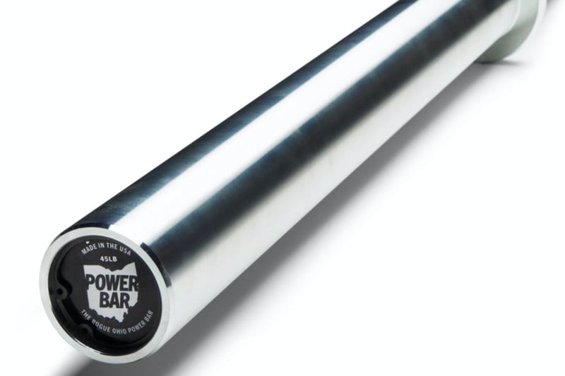 A Rogue Fitness Power Bar