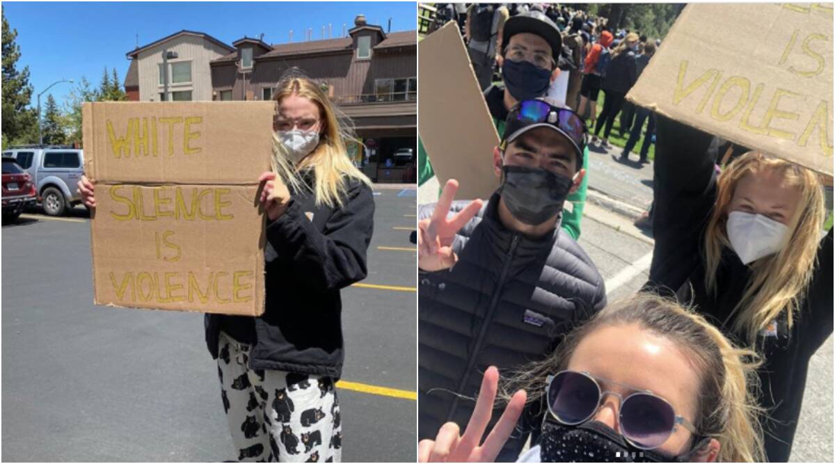 Joe Jonas and Sophie Turner Attend Black Lives Matter Protests; The Game Of Thrones Star Chants 'No Justice, No Peace' (View Pics and Videos)