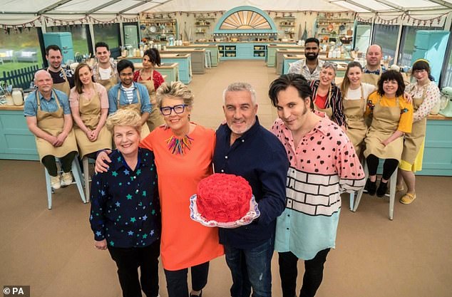 Unexpected win: Digital Spy editor Laurence Mozafari said The Great British Bake Off's spot at number six was proof that 'quintessentially British humour really do strike a special chord'