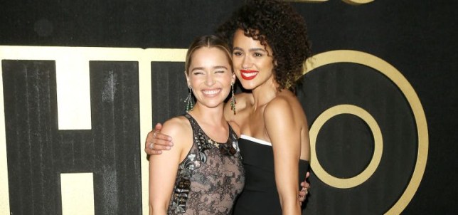 Emilia Clarke Nathalie Emmanuel