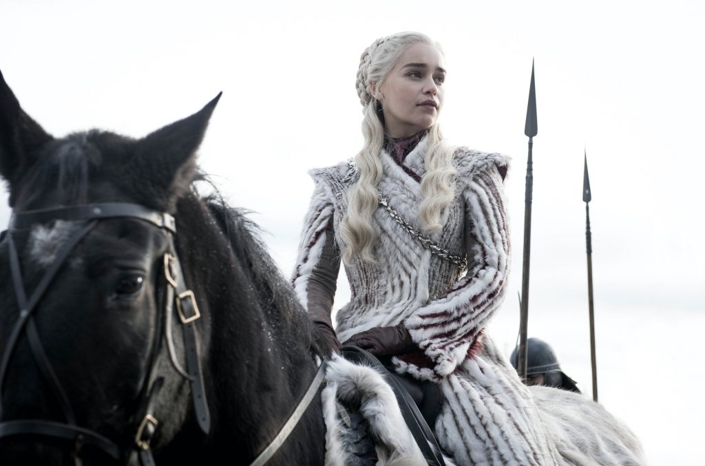 Emilia Clarke as Daenerys Targaryen on 'Game of Thrones'