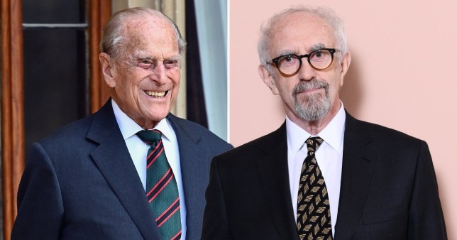 Prince Philip and Jonathan Pryce 