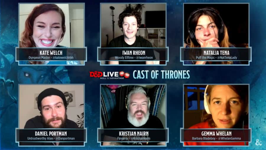 Game of Thrones stars reunite to play Dungeons & Dragons for charity