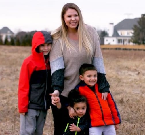 Kailyn Lowry and Trio of Kids
