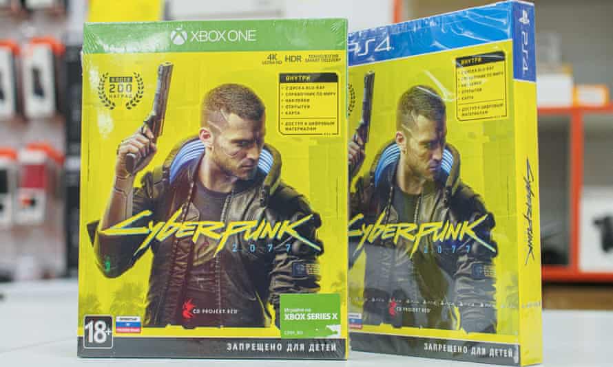 Cyberpunk 2077 video game on sale in Moscow