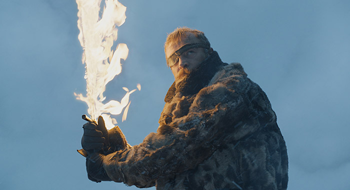 Richard Dormer as Berric Dondarrion in Game of Thrones season 7, episode 6 "Beyond the Wall"