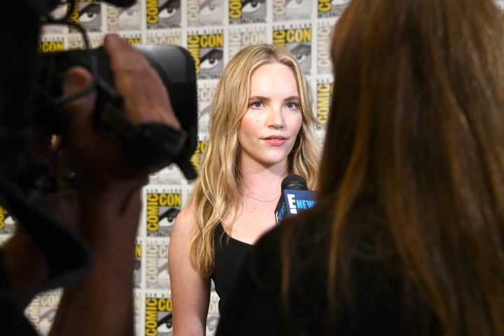 Merchant, seen here at the "Carnival Row" press line at 2019 Comic-Con, is speaking out about her experience in the initial "