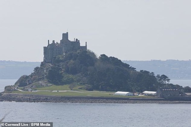 Speculation: In Cornwall on Tuesday, locals spotted lorries bearing the Warner Bros logo at Penhale Camp, near Holywell, Newquay