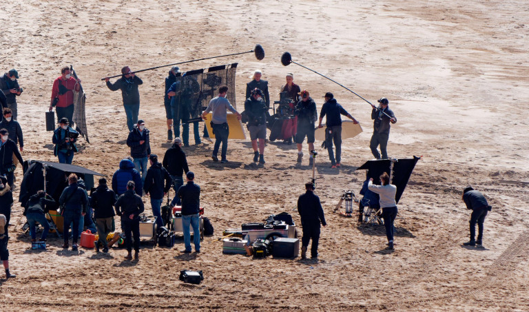 Crew on set of House of the Dragon