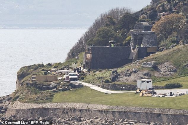 Questions: Locals have spotted crew assembling a medieval set in the midst of the West English countryside, with Warner Bros. vans also seen parked on the site