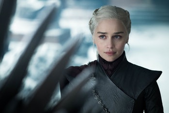 Emilia Clarke as Daenerys Targaryen in the Game of Thrones finale.