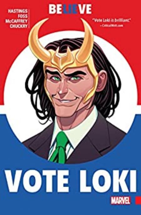 Discover Marvel's comic 'Vote Loki' on Amazon.