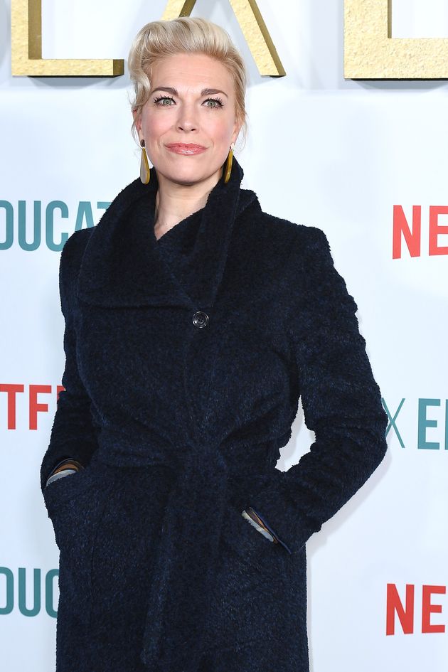 Hannah Waddingham at the premiere of Sex Education season