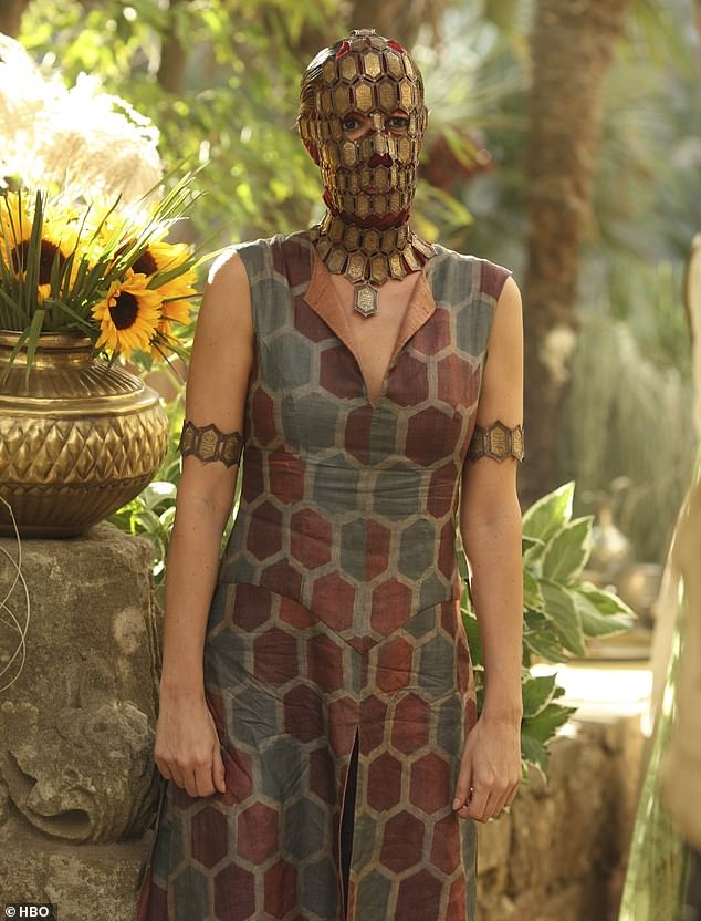 Popular: Laura rose to fame in Game of Thrones series two in 2012 where she played, Quaithe (pictured), a mysterious woman in Qarth who shared scenes with Jorah Mormont and Daenerys Targaryen
