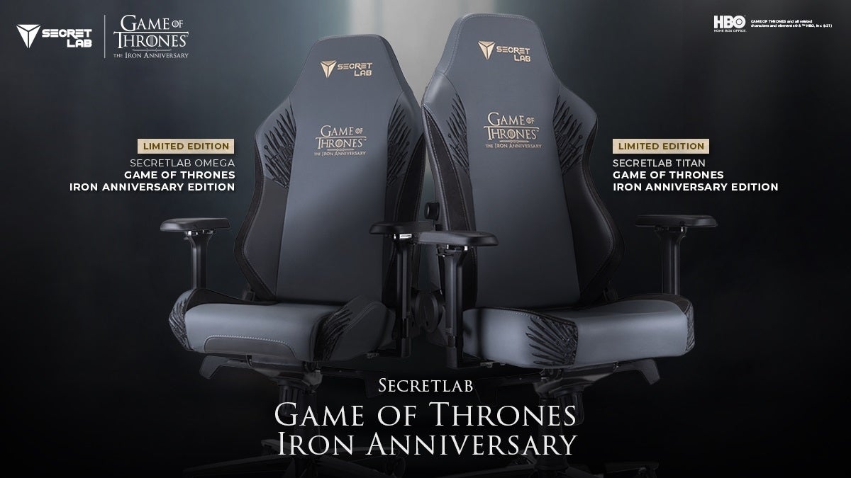 Secretlab Game of Thrones Iron Anniversary Edition (main)