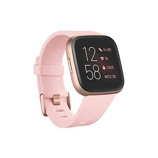 Fitbit Versa 2 Health & Fitness Smartwatch with Voice Control in Rose/Copper