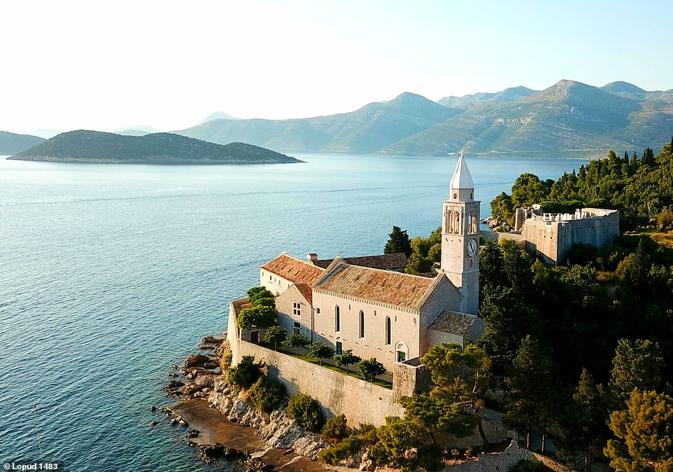 The property is located right next to the glittering Adriatic Sea on Lopud island, just seven miles from Dubrovnik