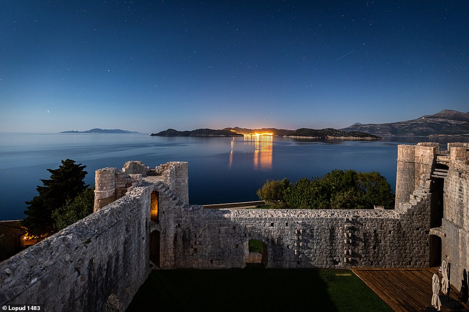 There are spectacular views from the rooftop's loungers and shaded four-poster daybeds of Lopud’s village and coastal paths, as well as the neighbouring islands of Sipan and Mljet