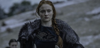 Sophie Turner as Sansa Stark in The Battle of the Bastards
