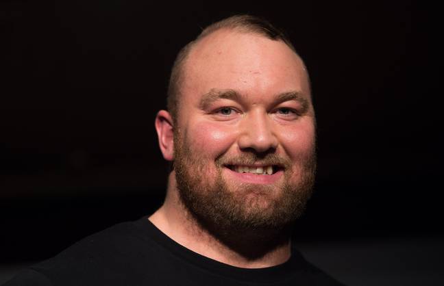 Thor Bjornsson, Islandic actor and cast of the US fantasy series 'Game of Thrones', speaking during a promotional event of a soda water device manufacturer in Hamburg, Germany, 11 April 2016. PHOTO: LUKAS SCHULZE/dpa