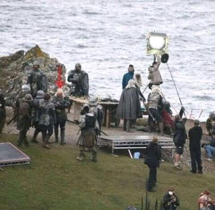 Matt Smith spotted in Targaryen battle gear on House of The Dragon set