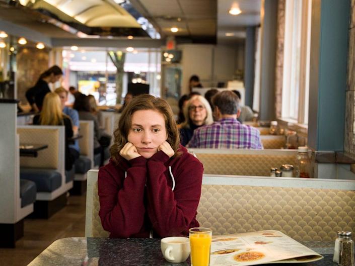 Lena Dunham as the incorrigible Hannah Horvath in HBO&#x002019;s Girls (HBO)