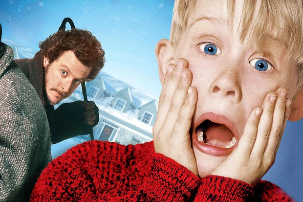 Joe Pesci, Daniel Stern and Macaulay Culkin in Home Alone
