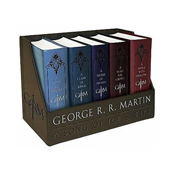 Game of Thrones Leather Boxed Set of A Song of Ice & Fire by George R.R. Martin