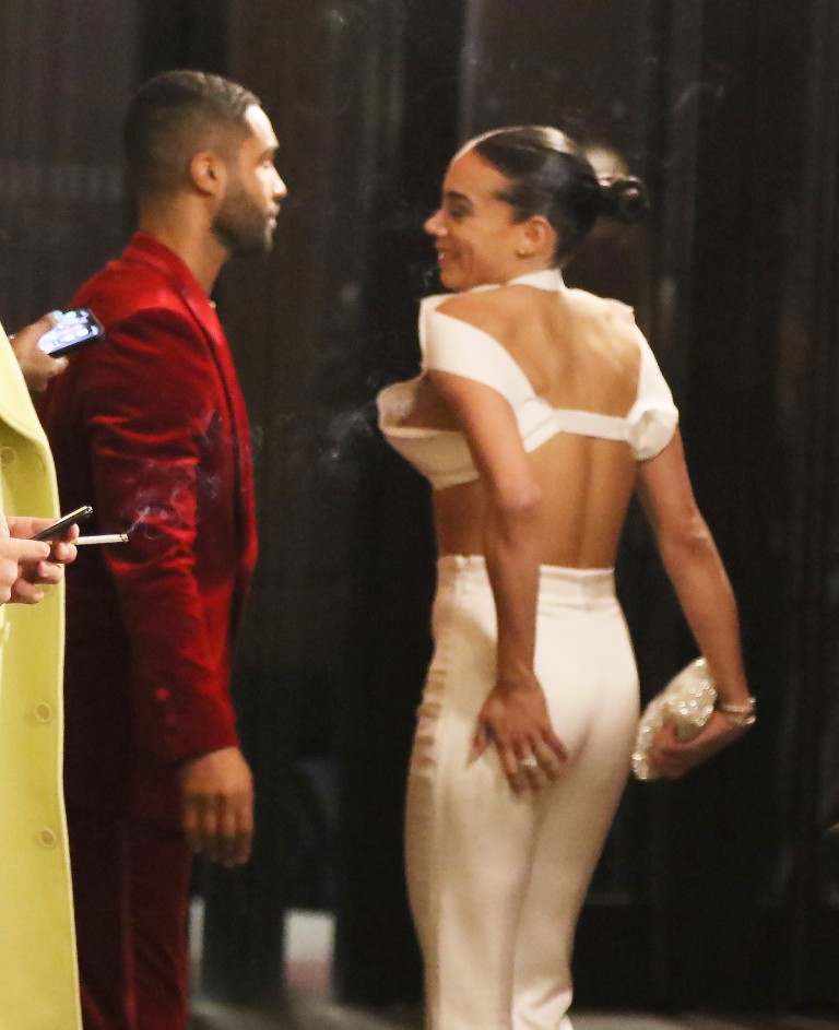 Lucien Laviscount and Hannah John-Kamen