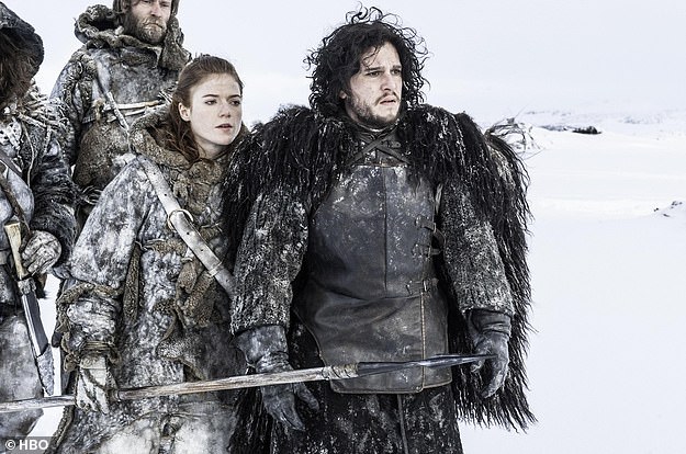 Loved-up: Rose married her co-star Kit Harington in 2018 after played unlikely lovers Ygritte and Jon Snow on the show