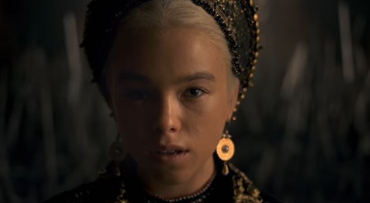 Milly Alcock as young Rhaenyra Targaryen  