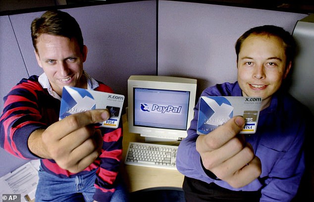 Peter Thiel and Elon Musk were rivals until their two companies later merged and rebranded as PayPal where the hours and competition were brutal