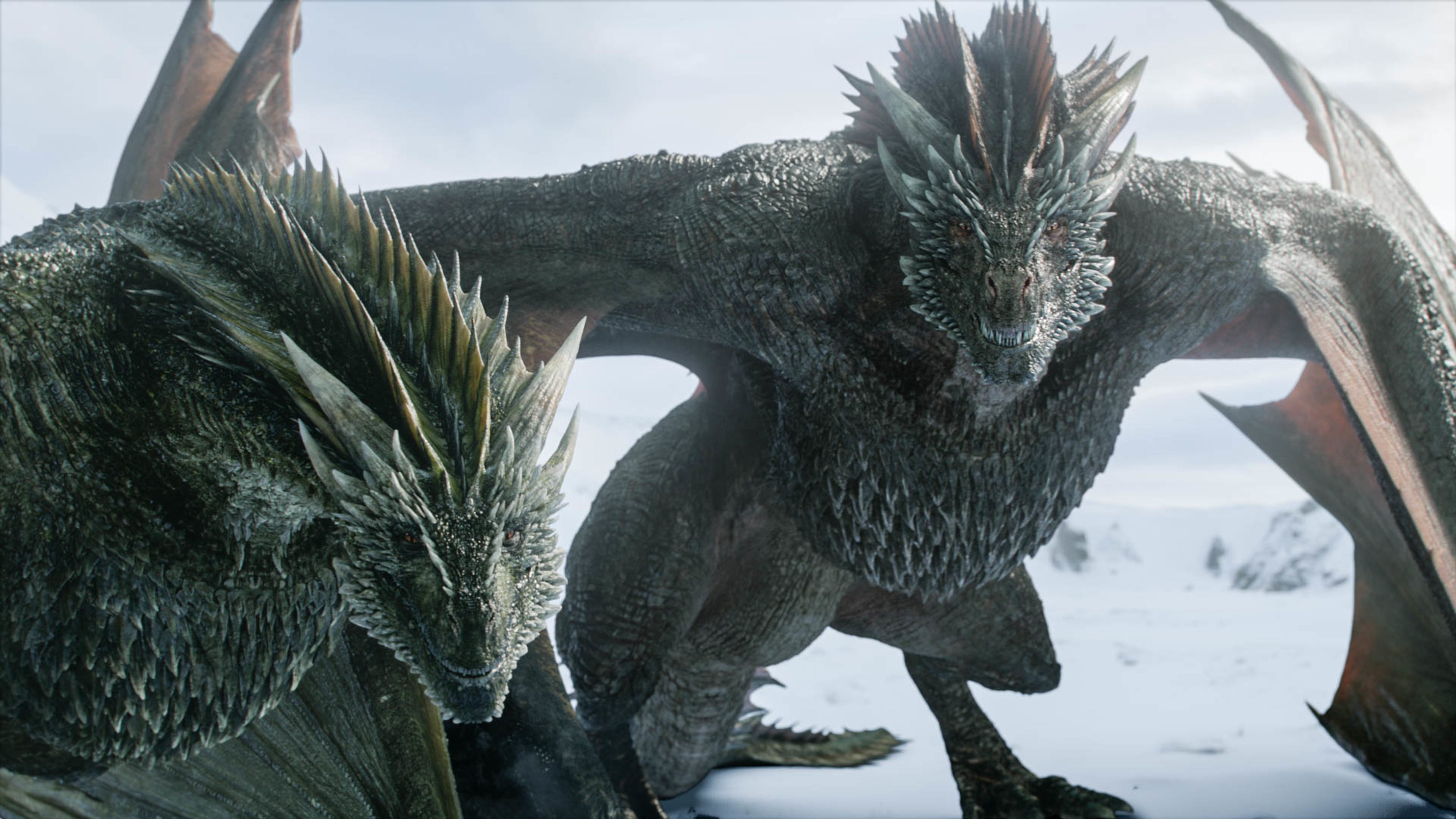 Daenerys Targaryen's dragons in "Game of Thrones."
