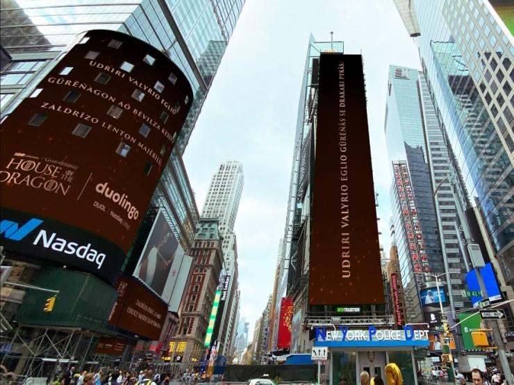 times-square-ooh-duolingo-ad-for-house-of-the-dragon