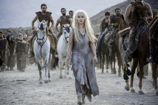 Television programme : Game of thrones. Emilia Clarke as Daenerys Targaryen