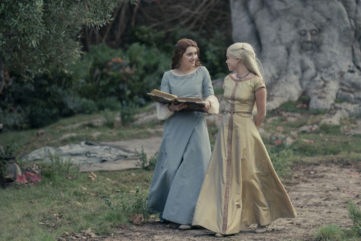 Carey as Alicent and Milly Alcock as Rhaenyra Targaryen.