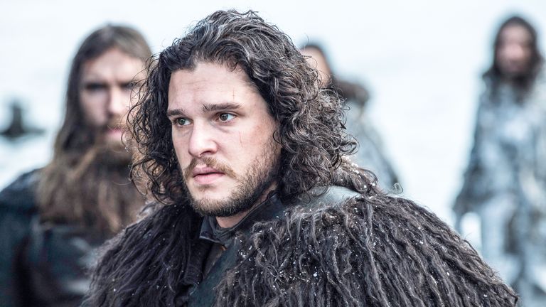 Kit Harington in Game of Thrones. Pic: HBO/Sky