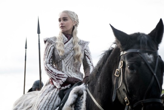 Editorial use only. No book cover usage. Mandatory Credit: Photo by HBO/BSkyB/Kobal/REX/Shutterstock (10222109r) Emilia Clarke as Daenerys Targaryen 'Game of Thrones' TV Show Season 8 - 2019 Nine noble families fight for control over the mythical lands of Westeros, while an ancient enemy returns after being dormant for thousands of years.