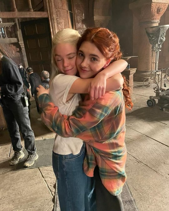 Milly Alcock and Emily Carey