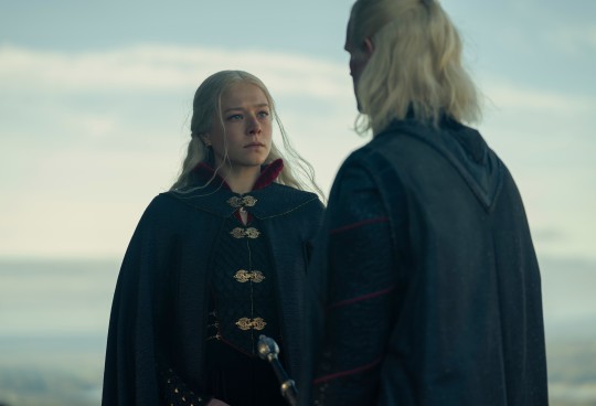 Emma D'Arcy and Matt Smith in House of the Dragon