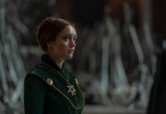 Olivia Cooke as Alicent Hightower in House of the Dragon