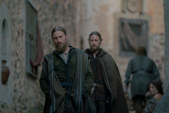Arryk (Luke Tittensor) and Erryk Cargyll (Elliot Tittensor) in House of the Dragon