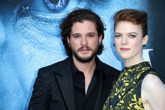 Kit Harington and Rose Leslie