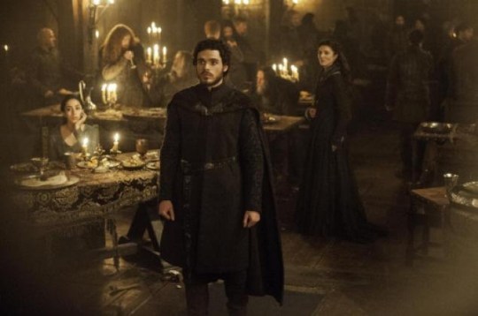 Oona Chaplin, Richard Madden and Michelle Fairley in Game of Thrones