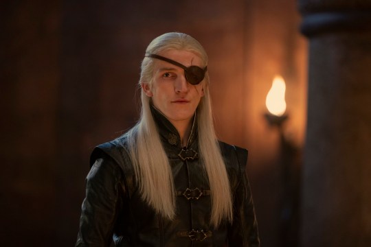 Ewan Mitchell as Aemond Targaryen in House of the Dragon