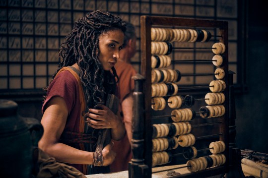 Sara Martins as Cala in Those About To Die