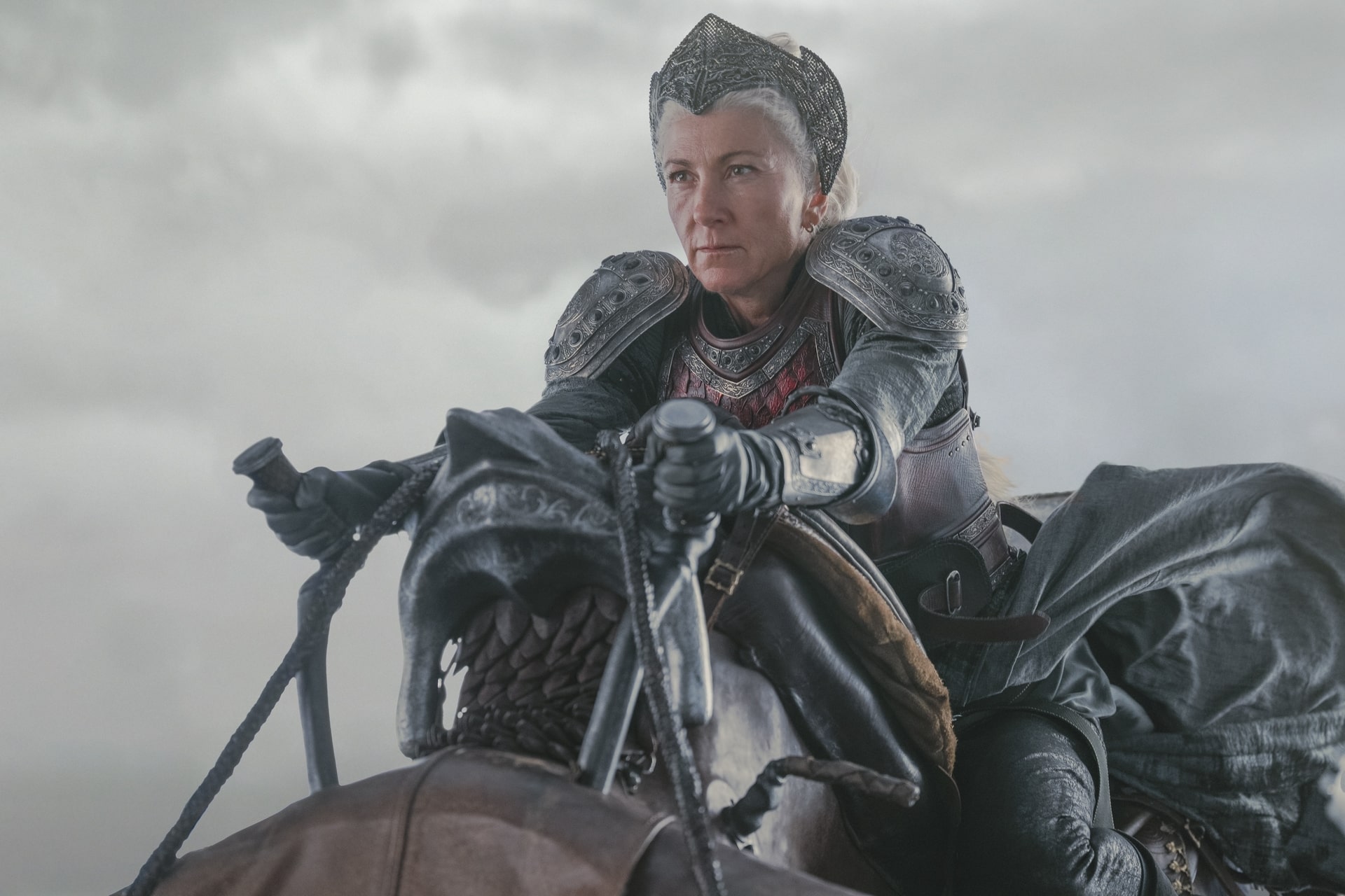 Eve Best as Rhaenys in House of the Dragon Season 2 Episode 4