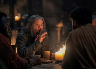 Tom Bennett (Ulf) takes fans behind the wreckage of Tumbleton on House of the Dragon