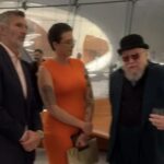 George R.R. Martin reunites with Game of Thrones showrunners and meets his “doppelganger” at star-studded museum opening